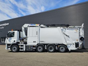 CF 410 8X2/6 FAUN / BEKKER LAGRAM 16m3 / WAS INSTALLATIE